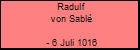 Radulf von Sabl