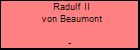 Radulf II von Beaumont