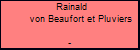 Rainald von Beaufort et Pluviers
