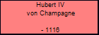 Hubert IV von Champagne