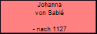 Johanna von Sabl