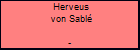 Herveus von Sabl